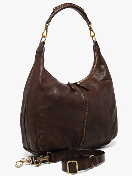 Besace Kura Cuir Campomaggi Marron kura 45720ND vue secondaire 2