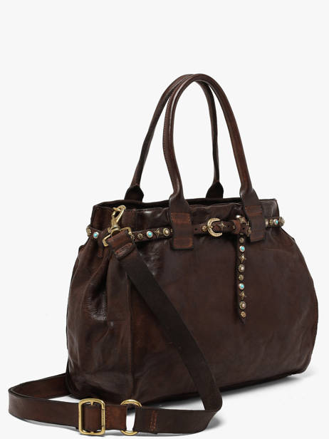 Sac à Main Poppi Cuir Campomaggi Marron poppi 41020ND vue secondaire 2