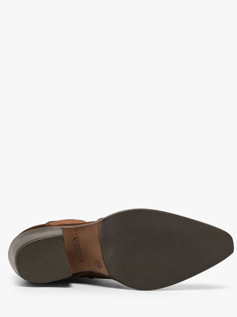 Bottines à Talon En Cuir Metisse Marron women GA11 vue secondaire 4