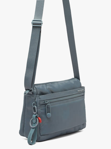 Sac Bandoulière Eye Polyester Recyclé Hedgren Bleu inner city upgrade HIC176 vue secondaire 2