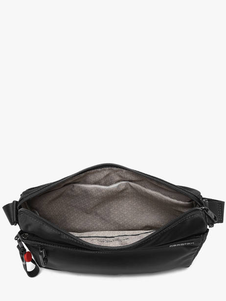 Sac Bandoulière M Eye Polyester Recyclé Hedgren Noir inner city upgrade HIC176M vue secondaire 3