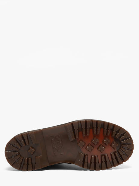 Chaussures Lowell En Cuir Dr martens Marron boy 31817243 vue secondaire 4