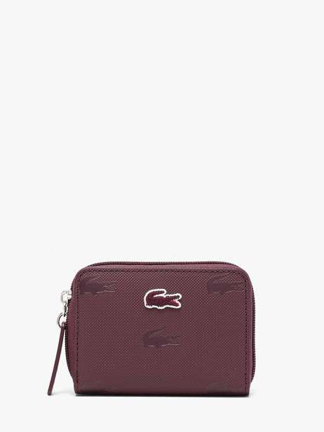 Porte-monnaie Lacoste Violet l12.12 concept holiday NF5507HN