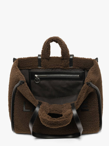 Sac Porté épaule Heritage Lacoste Marron heritage NF5117HX vue secondaire 4