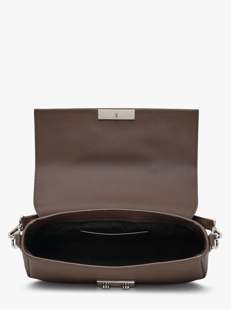 Sac Bandoulière Daily City Lacoste Marron daily city NF5491DZ vue secondaire 3