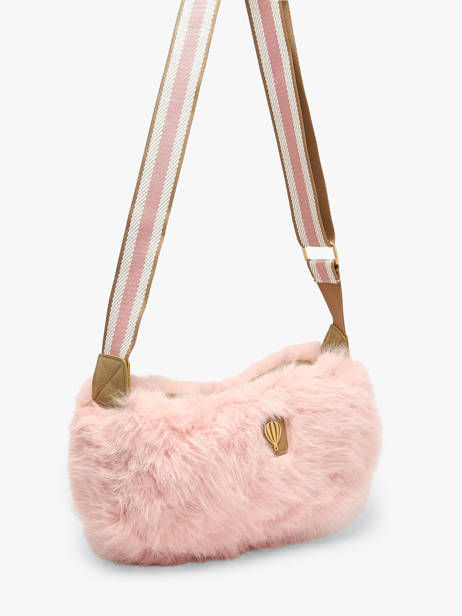 Sac Bandoulière Enfant Doudou Polyester Le voyage en panier Rose doudou AHP359 vue secondaire 2