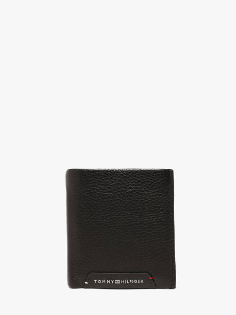 Portefeuille Corporate Cuir Tommy hilfiger Noir corporate AM14786