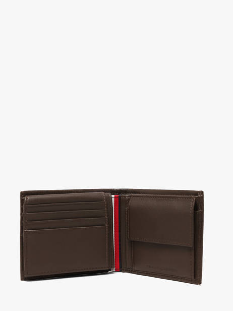 Portefeuille Cuir Tommy hilfiger Marron corporate AM14780 vue secondaire 1