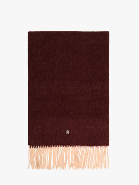 Écharpe Tommy hilfiger Rouge elevated chic AW19121
