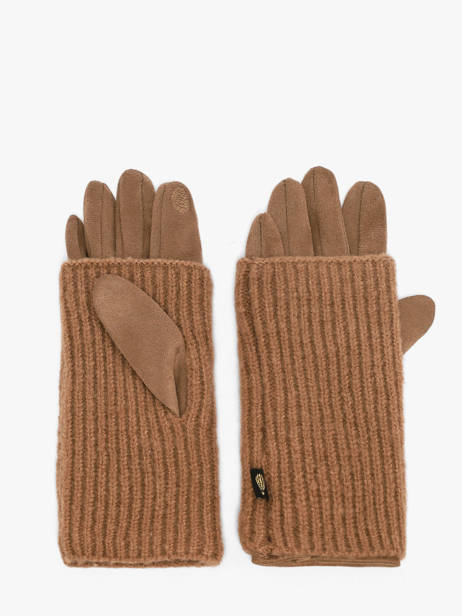 Gants/mitaines Migani Le voyage en panier Beige accessoires AHG002