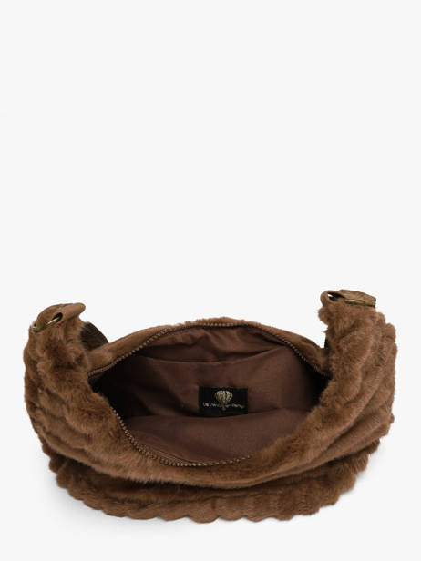 Sac Porté épaule Quadri Polyester Le voyage en panier Marron quadri AHP320 vue secondaire 3