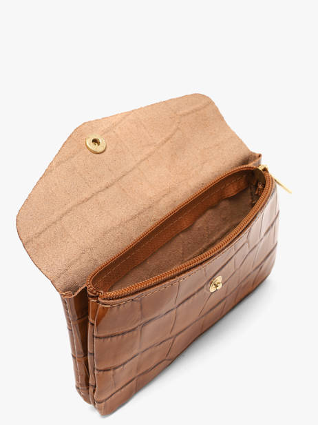 Porte-monnaie Cuir Milano Marron cocco balo CB23113 vue secondaire 1