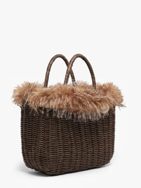 Panier M Doudou Effet Perdrix Le voyage en panier Beige doudou M vue secondaire 2