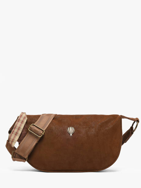 Sac Bandoulière City Polyurethane Le voyage en panier Marron city AHP332