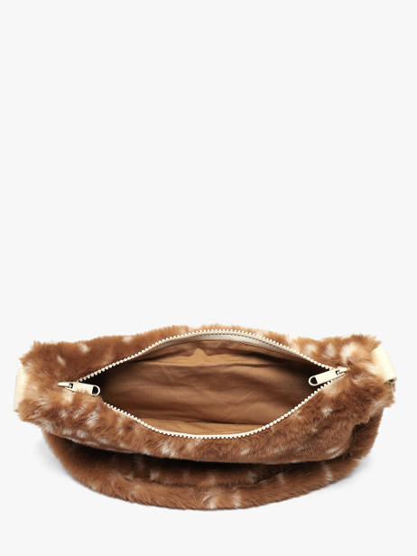 Sac Bandoulière Andrea Faon Hindbag Marron faon FN vue secondaire 4
