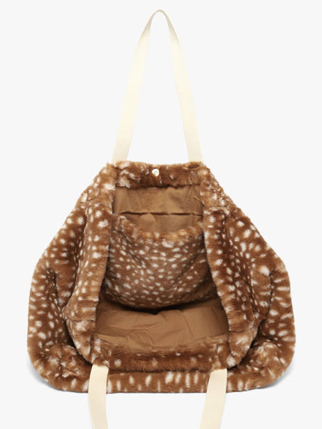 Sac Porté épaule Claude Faon Hindbag Marron faon FN vue secondaire 4