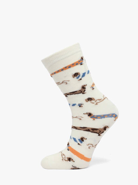 Chaussettes Bepets Besocks Beige socks women L