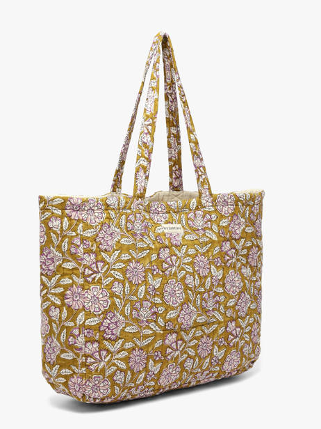 Sac Porté épaule Carthage A4 Coton Byzantine Vert cabas CAR vue secondaire 2