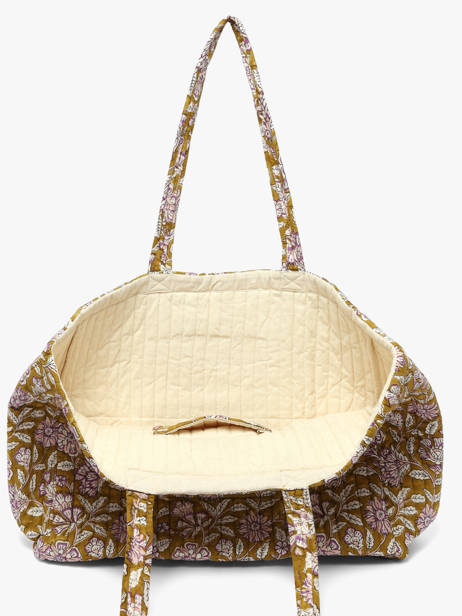 Sac Porté épaule Carthage A4 Coton Byzantine Vert cabas CAR vue secondaire 3