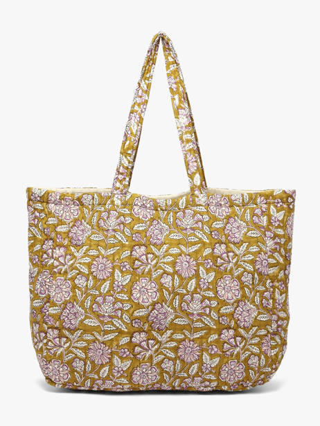 Sac Porté épaule Carthage A4 Coton Byzantine Vert cabas CAR vue secondaire 4