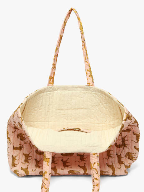 Sac Porté épaule Fauve A4 Coton Byzantine Multicolore cabas FAU vue secondaire 3