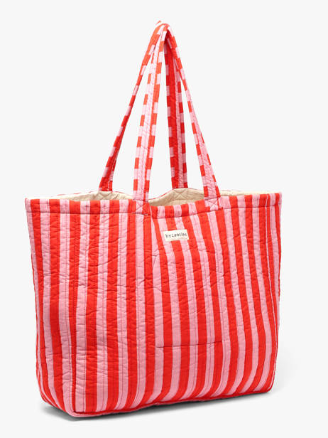 Sac Porté épaule Pacha A4 Coton Byzantine Rouge cabas PAC vue secondaire 2