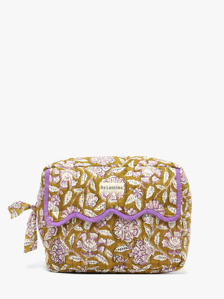 Trousse De Toilette à Rabat Carthage Coton Byzantine Vert accessoires CAR
