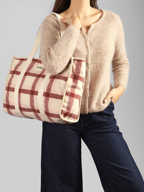 Sac Porté épaule Tartan Hindbag Rose tartan TA vue secondaire 1