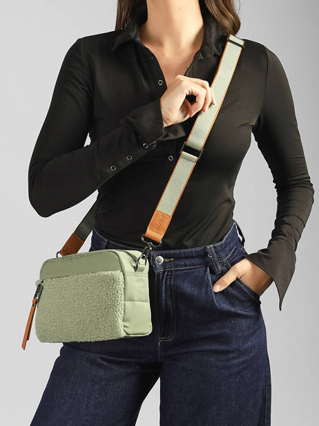 Sac Bandoulière Cumulus Teddy Aube Vert cumulus teddy 101CT01 vue secondaire 1