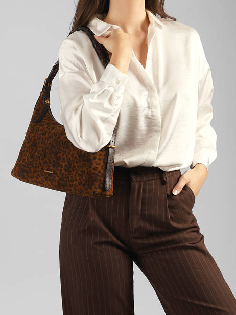 Sac Porté épaule Jess Vanessa bruno Marron jess 10V40916 vue secondaire 1