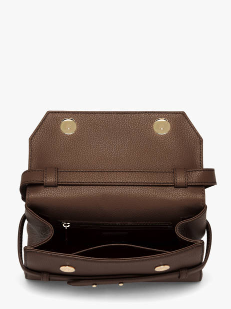 Sac Bandoulière Faubourg Cuir Lancel Marron faubourg A13948 vue secondaire 3