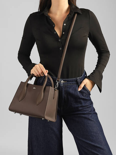 Sac à Main Daily City Lacoste Marron daily city NF4761DZ vue secondaire 1