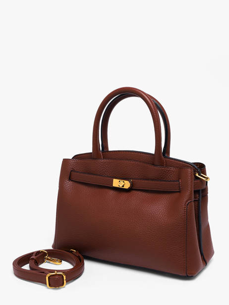 Sac Porté Main Azelie Ii Ted lapidus Marron azelie ii TLXF5652 vue secondaire 1