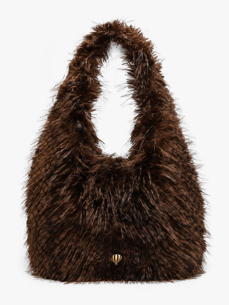 Sac Porté épaule Doudou Polyester Le voyage en panier Marron doudou AHP318