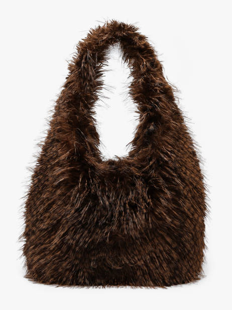 Sac Porté épaule Doudou Polyester Le voyage en panier Marron doudou AHP318 vue secondaire 5