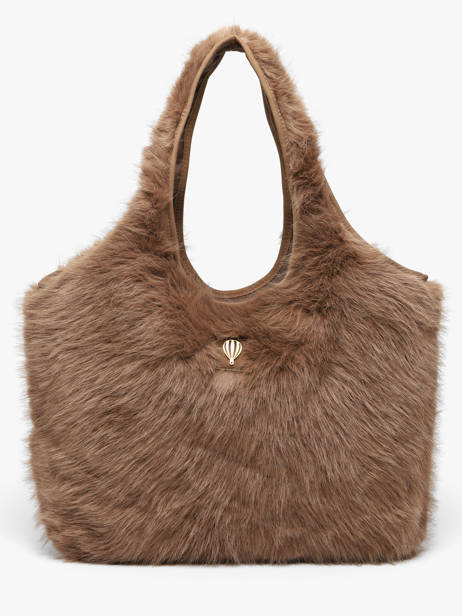 Sac Porté épaule Doudou Le voyage en panier Marron doudou AHP312