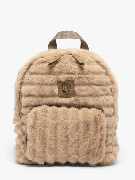 Sac à Dos Le voyage en panier Beige quadri AHP321