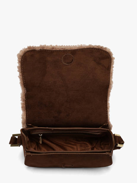 Sac Bandoulière Iceland Polyester Valentino Marron iceland VBSA6B09 vue secondaire 2