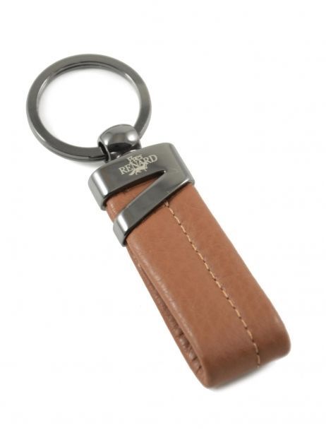 Porte-clefs Cuir Yves renard Marron foulonne 2328