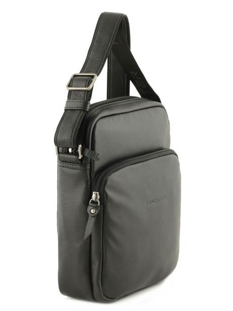 Sac Bandoulière Lancaster Argent soft vintage homme 320-12 vue secondaire 3