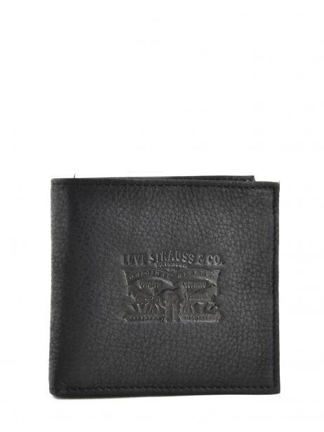 Portefeuille Cuir Cuir Levi's Noir clairview 222539-4