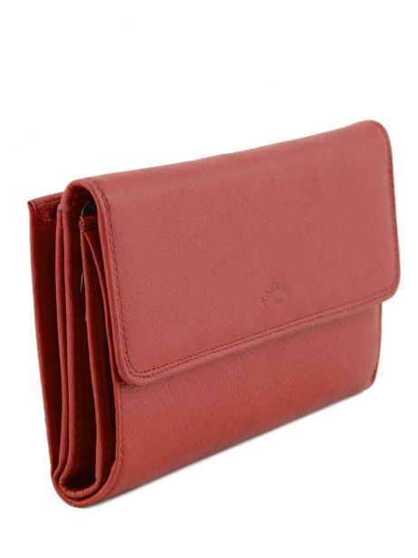Porte-monnaie Cuir Katana Rouge marina 753080 vue secondaire 1