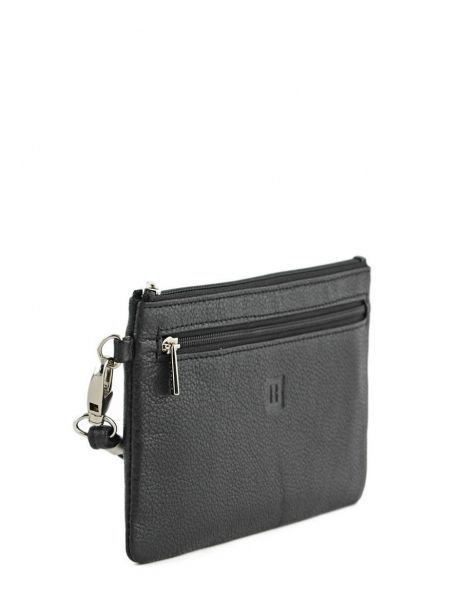 Pouch Leather Hexagona Black confort 467213 other view 2