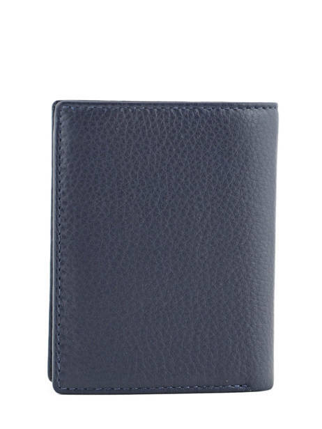 Wallet Leather Yves renard Blue foulonne 23426 other view 2