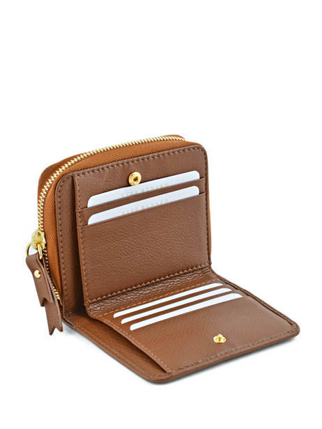 Portefeuille Cuir Yves renard Marron foulonne 29692 vue secondaire 3