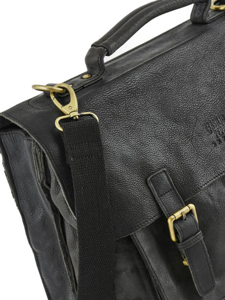 Briefcase Basilic pepper Black urban BURB03 other view 1