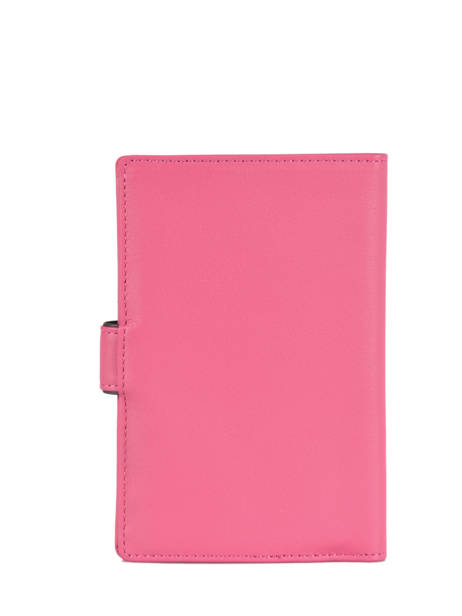 Wallet Leather Hexagona Pink multico 227376 other view 2