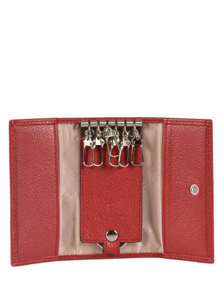 Keychain Leather Hexagona Red confort 460609 other view 1