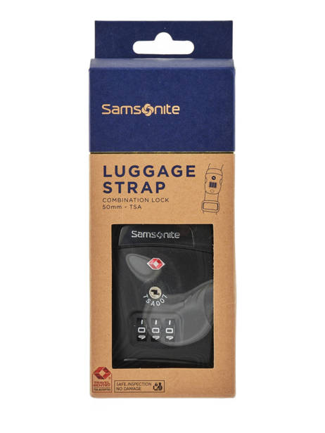 Luggage Belt Samsonite Black global ta C01057 other view 1
