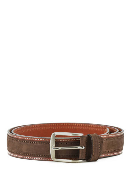 Ceinture Homme Ajustable Jean Petit prix cuir Marron belt 3709-35